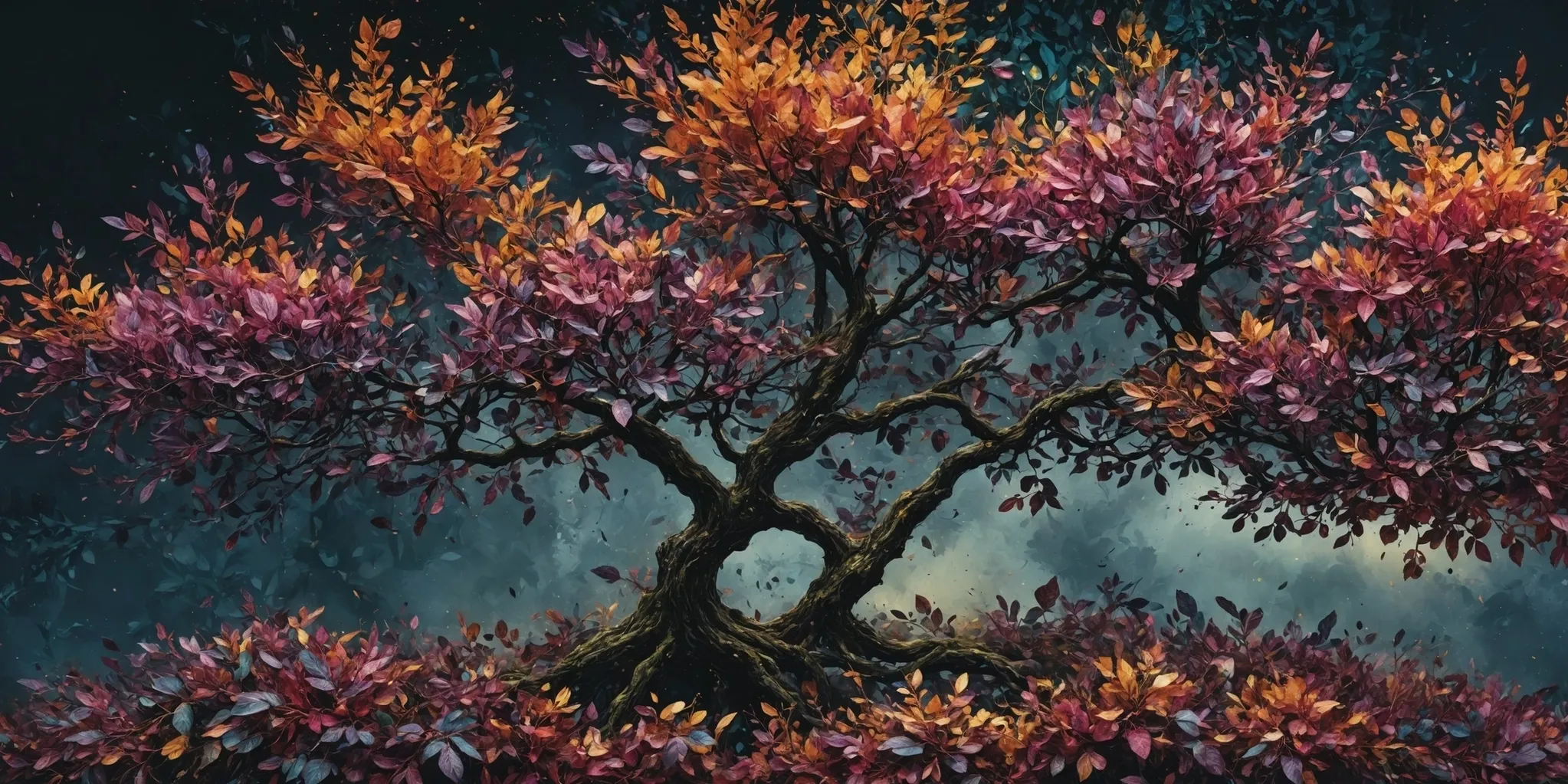 AI Art - Autumn Tree